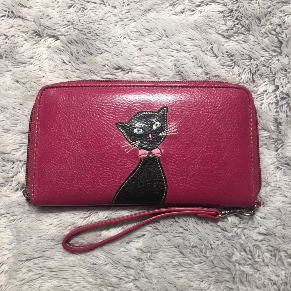 Rosetti cat clutch with jewel